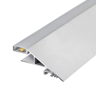 薄如蝉翼斜面反光灯槽悬浮吊顶45度发光回型吊顶灯带斜边收口灯槽