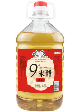 海霖9度米醋4.5L食醋泡鸡蛋大桶