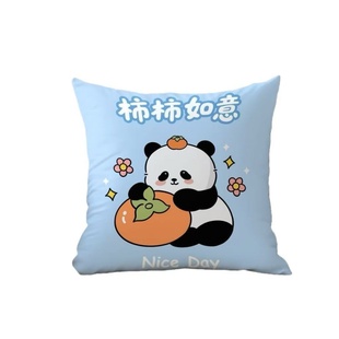 可爱熊猫抱枕卡通枕头客厅沙发靠垫抱枕套靠背枕车用护腰抱枕睡觉