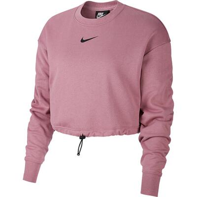 耐克女子收腰短款卫衣