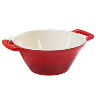 简约渐变酷彩LE17cm早餐拉面碗6.5寸泡面碗螺蛳粉碗甜品碗把手碗