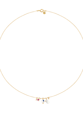 twor原创设计18K金复古时尚项链