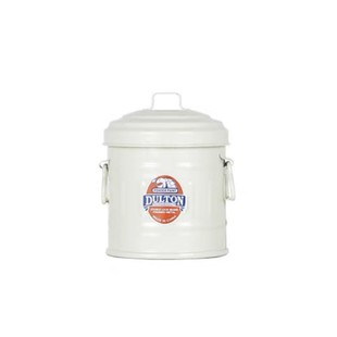 日本DULTON金属迷你垃圾桶卧室桌面摆件带盖收纳桶彩色铁艺装饰盒