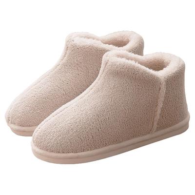 洁丽雅棉拖鞋女冬季包跟加绒保暖