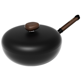 【烈儿超值年货节】Velosan温仑山鹅卵石精铁炒锅不粘锅家用炒菜