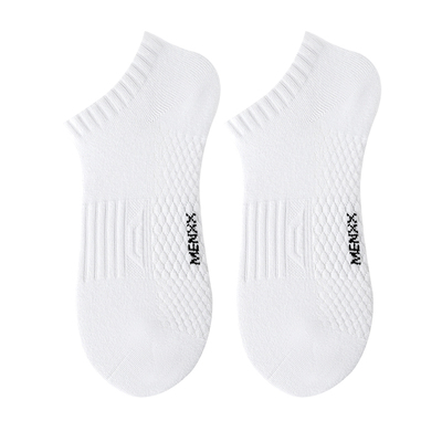 MENXX袜子男纯棉7A抗菌船袜