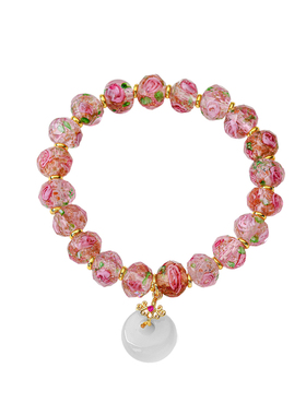 天然水晶琉璃手链女款轻奢小众