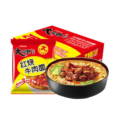 今麦郎大今野拉面红烧牛肉面速食