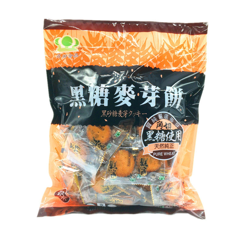 台湾昇田黑糖麦芽夹心饼干