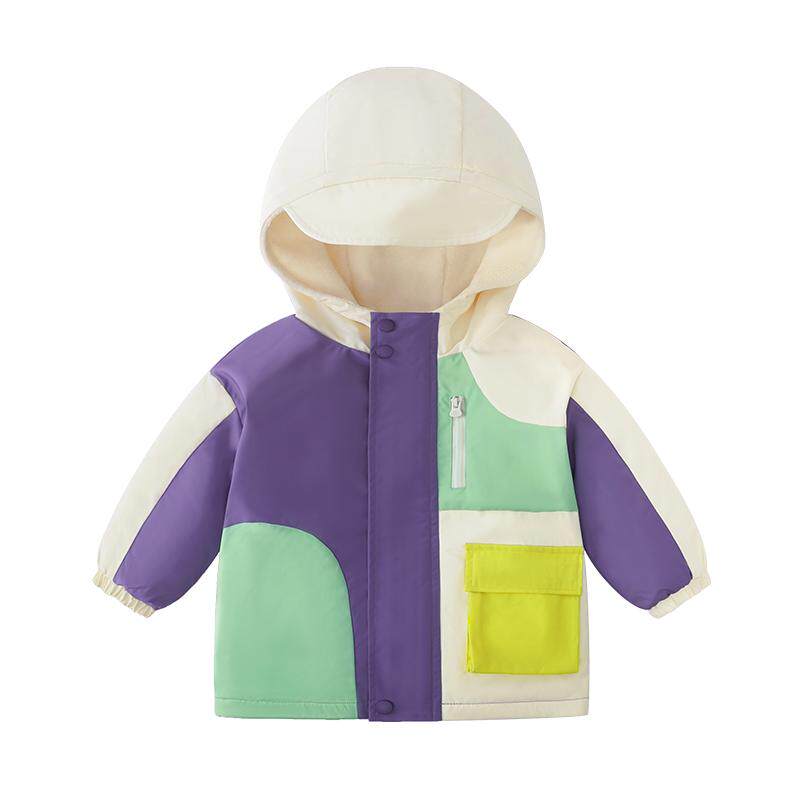 儿童外套冬季宝宝棉衣加绒三防小童童装女童棉服保暖男童加厚冬装