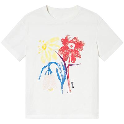 ToyzY【刘耀文同款】印花休闲短袖T恤宽松圆领ZC36160590