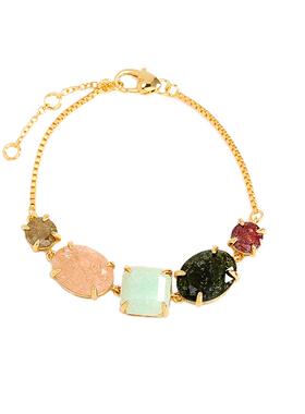 彩色石手链ins小众设计甜美女