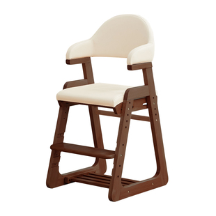 gen实木儿童学习椅成长椅中小学生书课桌写字椅可升降座椅大餐椅