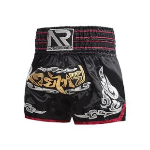 泰国泰拳ufc训练裤男搏击散打培训武术儿童拳击短裤女mma格斗短裤