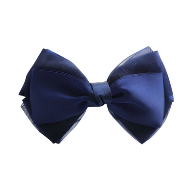 布艺蝴蝶结学院风顶夹d1036发饰