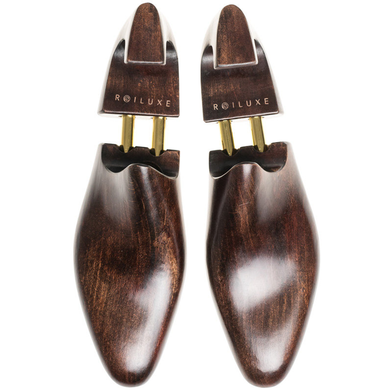 Roiluxe手工镂空榉木通用鞋撑 皮鞋防褶皱防变形透气定型实木鞋楦