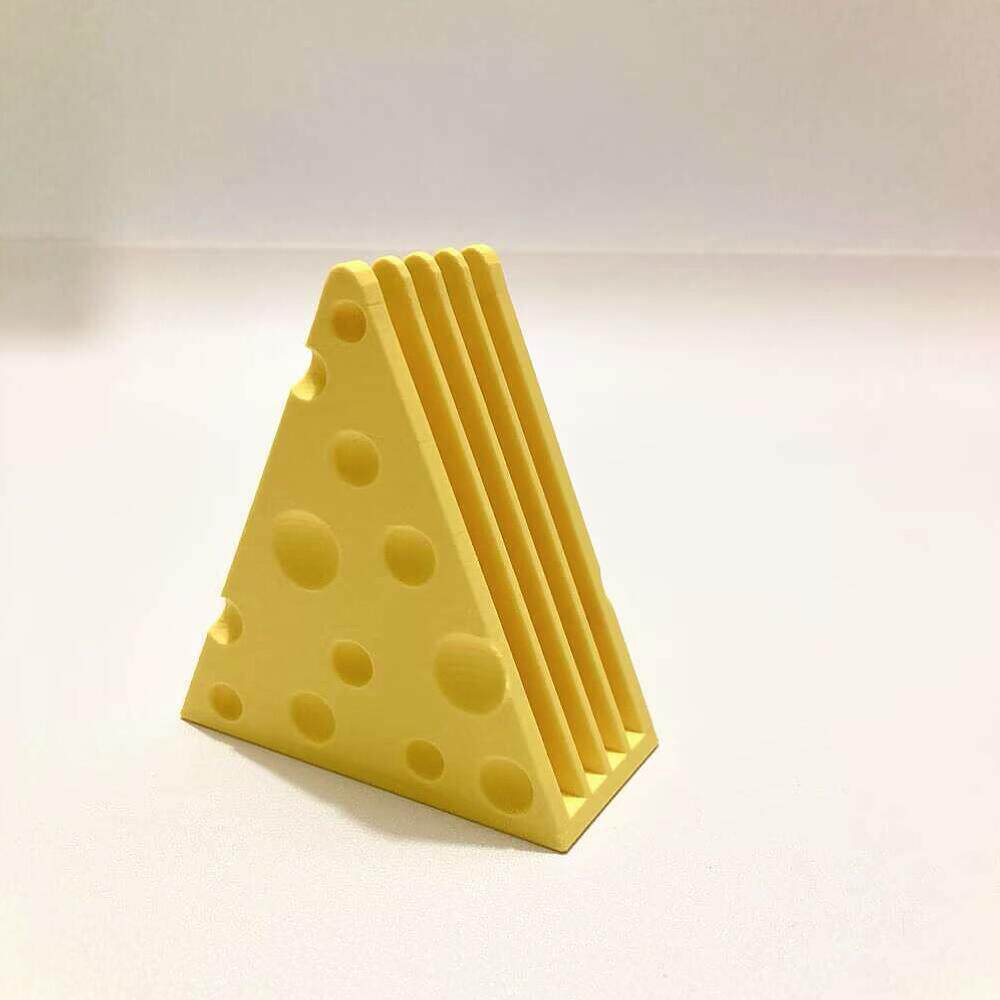可爱芝士奶酪豆板收纳架3D打印拼豆豆板收纳架桌面整理实用小工具