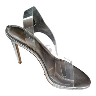 G家名媛简约性感透明高跟鞋露趾时装凉鞋女2023夏款外贸原单出口