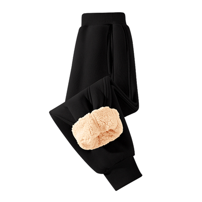 红豆男童加绒裤子一体绒加厚羊羔绒棉裤2025新款冬季保暖儿童长裤