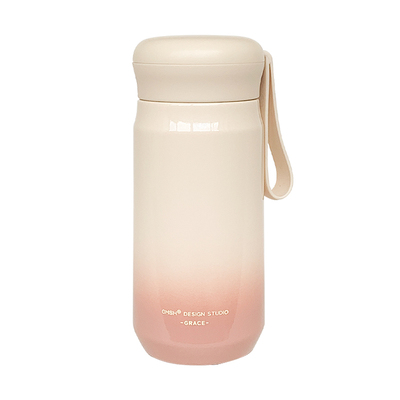 渐变保温杯女生简约小巧便携水杯女士新款2025高颜值泡茶316杯子