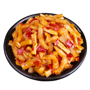 黄四娘萝卜干下饭菜香辣嘎嘣脆湖南特产高山罗卜丁榨菜咸菜