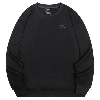 安踏运动卫衣男加绒保暖长袖T恤