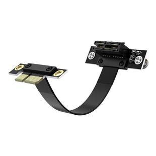 PCI-E3.0 PCIEx1延长线1X接口 网卡声卡小插槽 1X 转接线立式90度