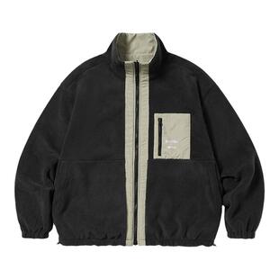 WHEELS and WIND reversable fleece jacket 双面穿抓绒棉服夹克