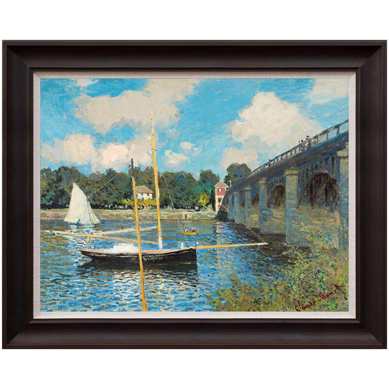 风色阿让特伊风景画美式餐厅挂画