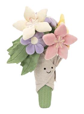 毛绒公仔PP棉可爱玩偶花束治愈