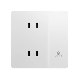 86型家用暗装一开四孔床头插座带开关面板六孔十孔10孔6孔4孔多孔