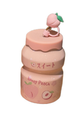 高颜值水果陶瓷大容量吸管马克杯