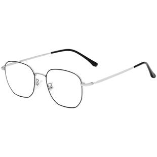 智能感光自动变色近视眼镜男款防蓝光抗辐射大框显瘦女款护眼平光