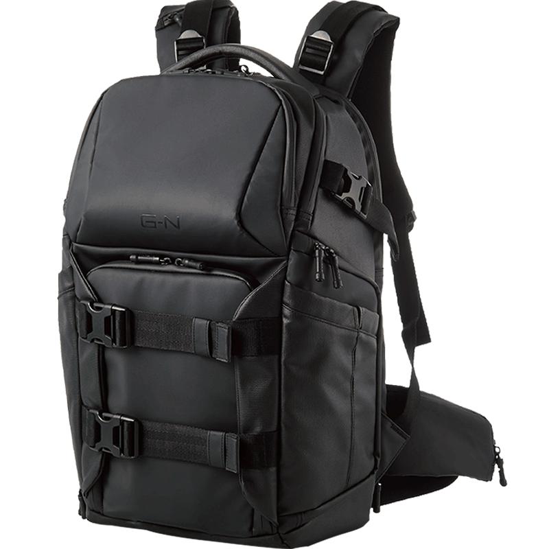 ELECOM摄影包双肩包专业多口袋单反相机包户外大容量男背包