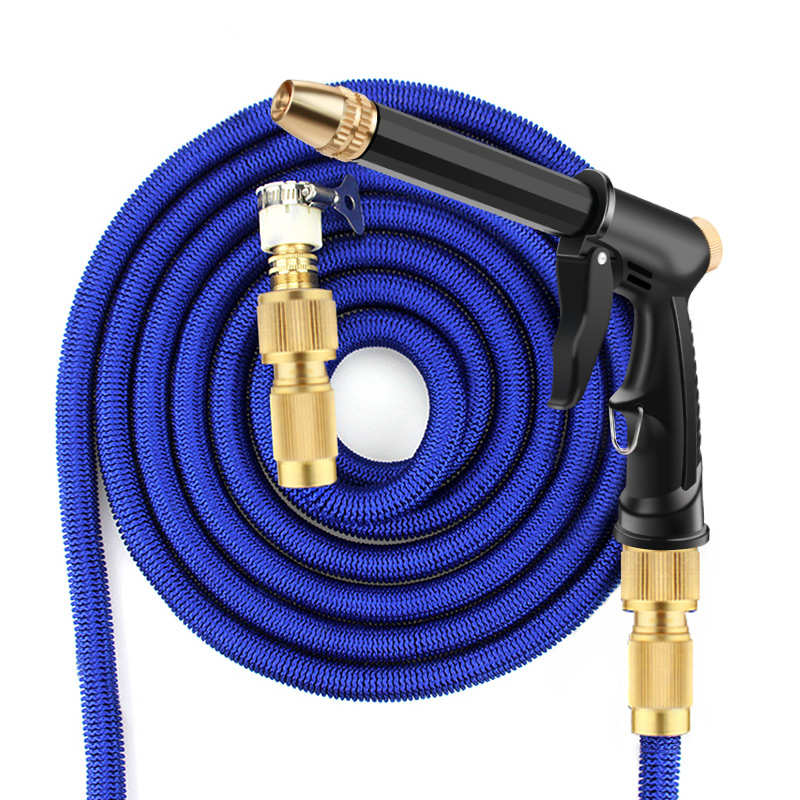 园林水枪家用花园浇花神器菜园洒水浇水喷头4分伸缩水管软管套装
