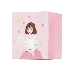单片独立包装日用卫生巾颂小朵