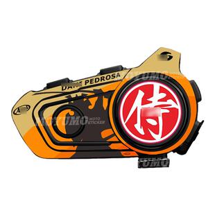 适用维迈通V9S V9X贴纸蓝牙耳机外壳贴画彩贴花装饰拉花保护贴膜