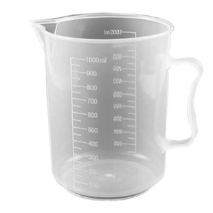 水培蔬菜营养液量取刻度杯量杯环保塑料透明1000ml实验用100毫升