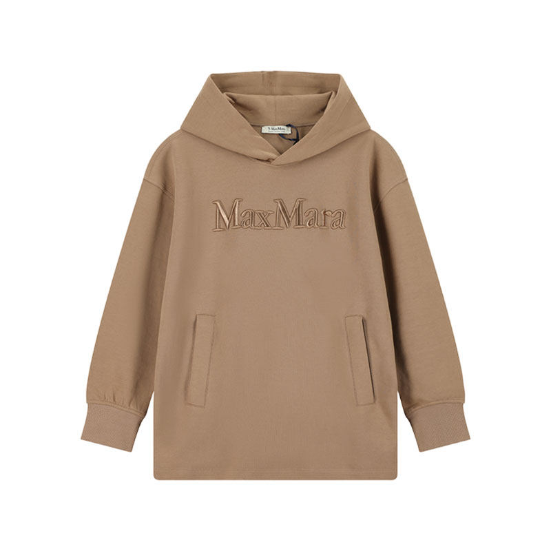 【自营】S Max Mara 女士中长款宽松版连帽长袖卫衣运动衫VISIERA