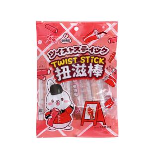 宏源扭滋棒80g夹心软糖休闲儿童糖果