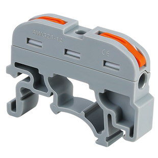 PCT-211/LT-211快速接线端子导轨卡扣式电线接头快插端子排线卡夹