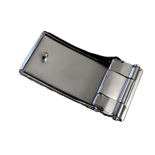 男士黑皮带扣头打孔航空腰带板扣头子合金钉扣贴面挂扣打眼裤带扣