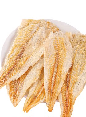 即食烤鳕鱼片烤鱼片500g鱼干深海碳烤海鲜零食低脂休闲原味鱼肉