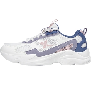 特步女鞋冬季运动鞋女款2025新款休闲鞋子官方旗舰网面透气跑步鞋