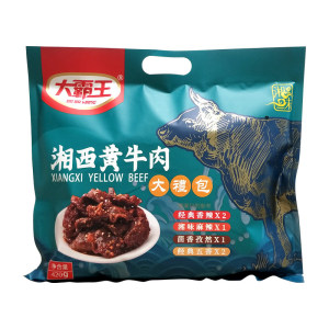 湖南特产420g大霸王湘西黄牛肉香辣五香手撕袋装办公休闲解馋零食