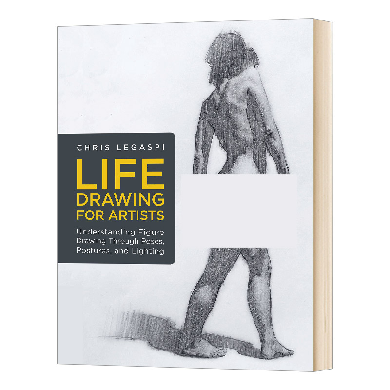 英文原版 Life Drawing for Artists 艺术家的生活绘画 通过姿势 姿态和灯光了解人物画 英文版 进口英语原版书籍