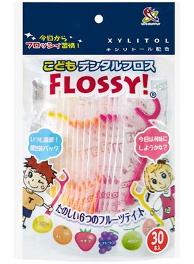 flossy旗舰店水果口味日本牙线棒