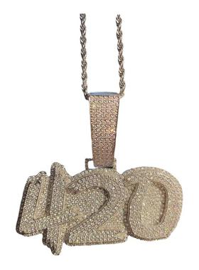 ICEBLING嘻哈定制毛刺字母吊坠