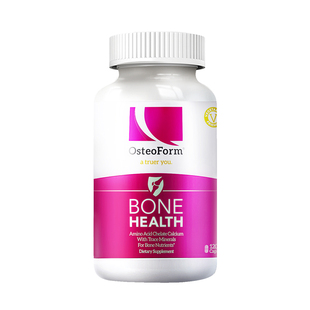 OST美国乐力氨基酸螯合钙中老年青少年儿童孕妇女性补钙片120粒*2