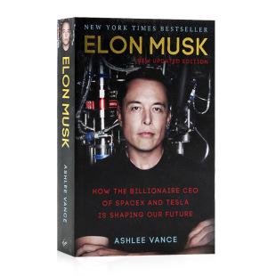 现货 2024年新版精装埃隆马斯克传英文原版自传 Elon Musk 特斯拉之父硅谷钢铁侠埃隆马斯克的冒险人生SpaceX企业管理书籍名人传记